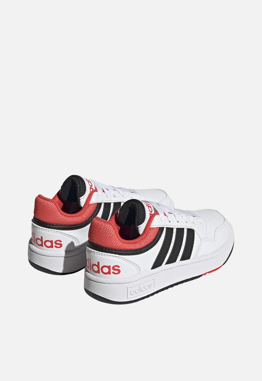 adidas Originals - Hoops 3.0 K - Ftwr White/Core Black/Bright Red