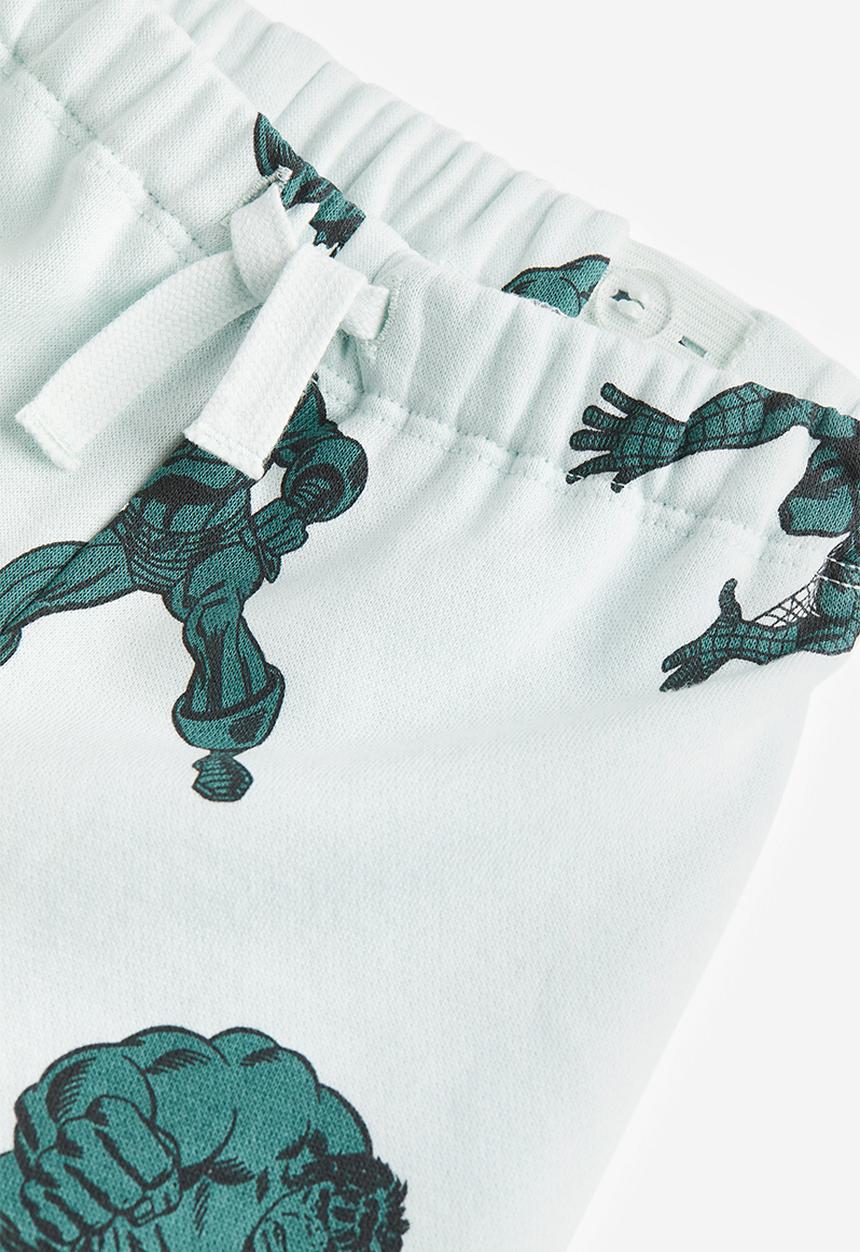 H&M - 2-Piece sweatshirt set - light turquoise marvel comics
