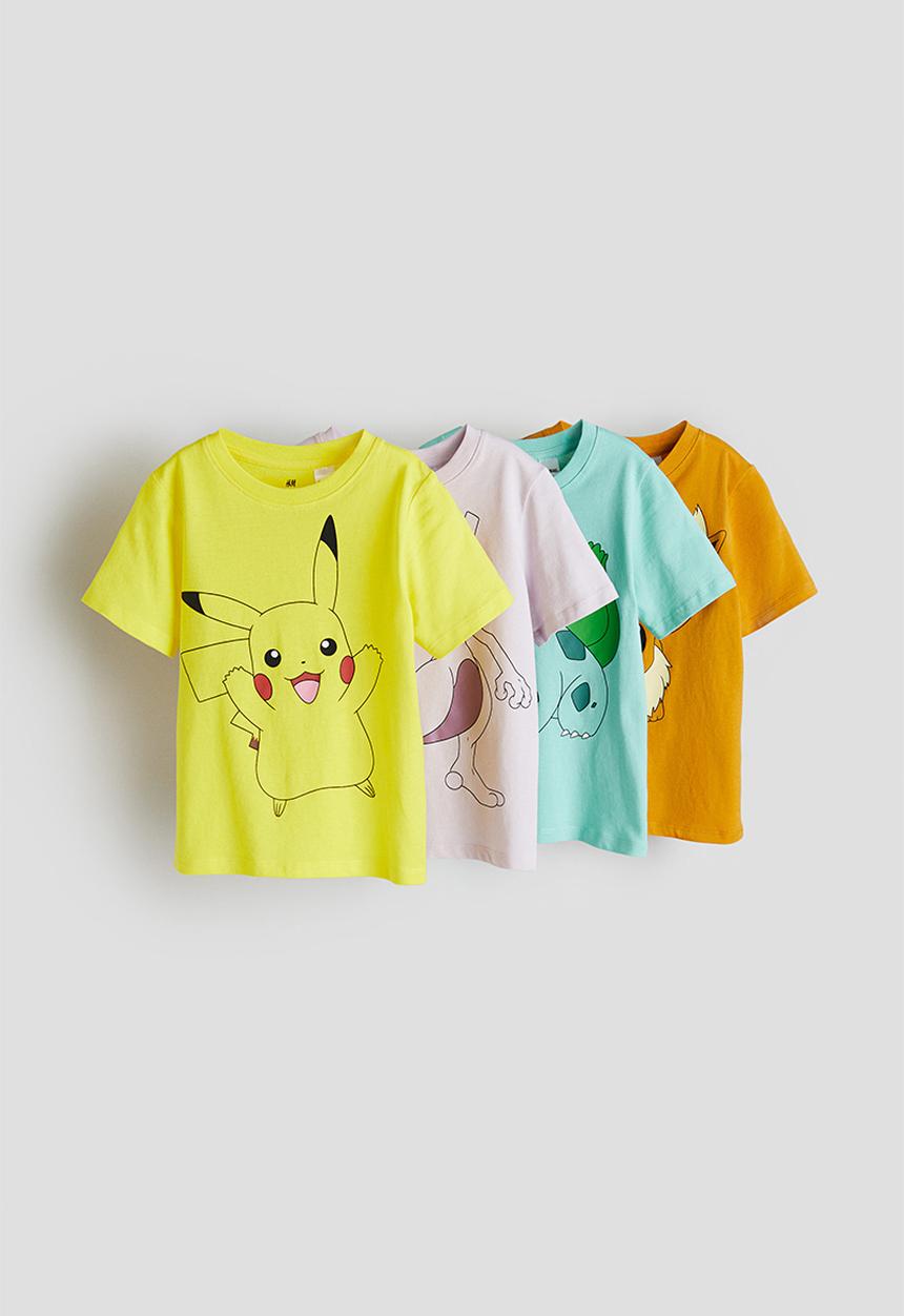 H&M - 4-Pack printed T-shirts - multi