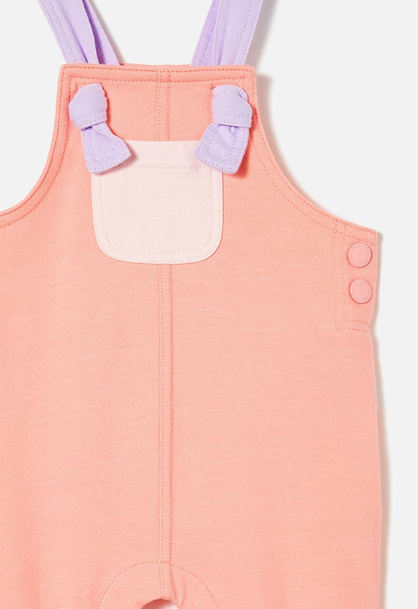 Cotton On - Sam overall - coral dreams/colourblock