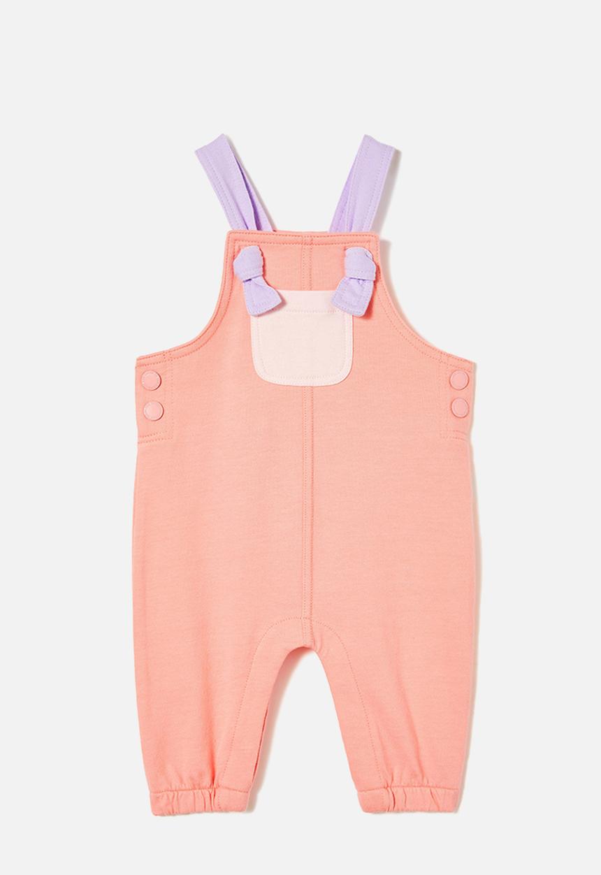 Cotton On - Sam overall - coral dreams/colourblock