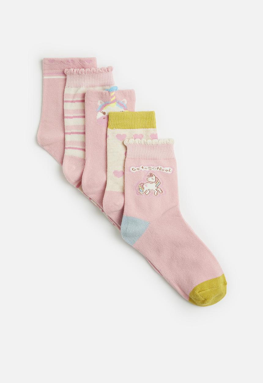Pop Candy - 5 pack socks set - pink