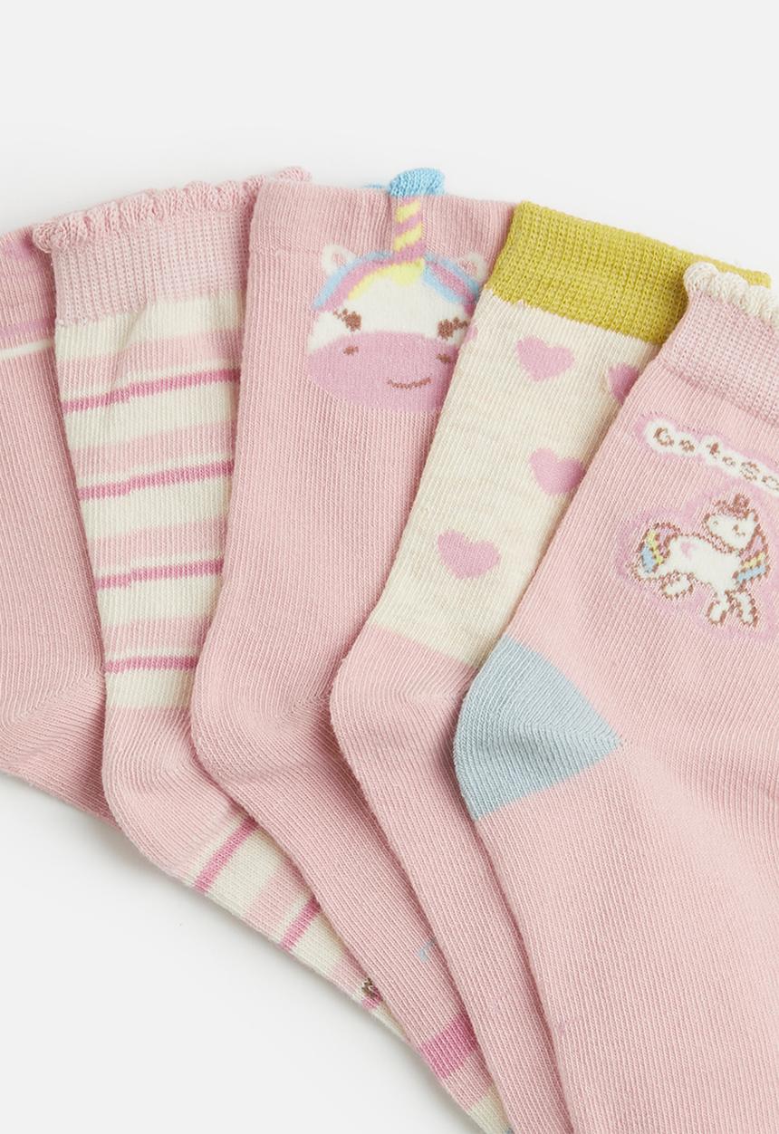 Pop Candy - 5 pack socks set - pink