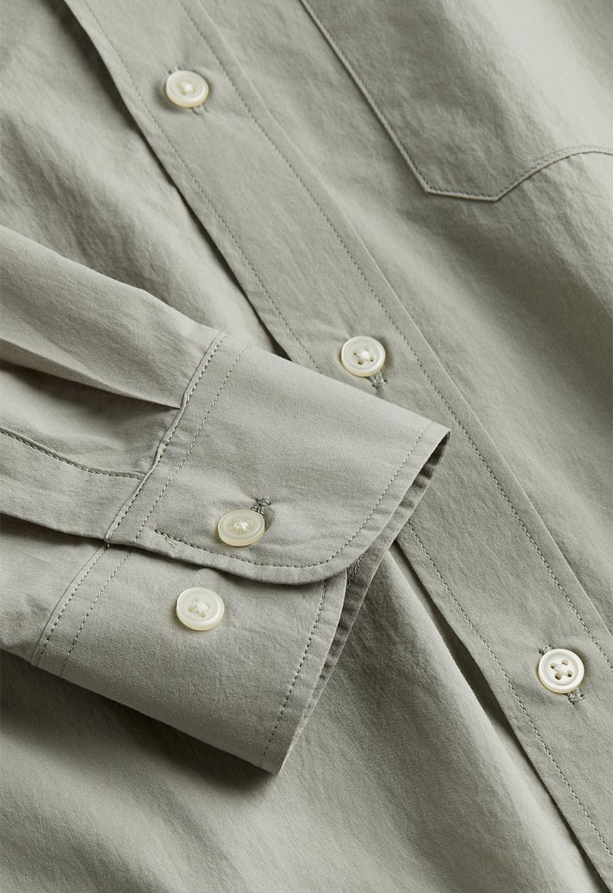 H&M - Regular fit shirt - sage green