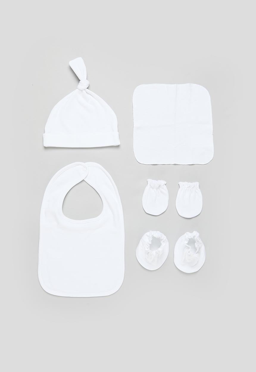 Pop Candy - 3 Piece baby hat set - white