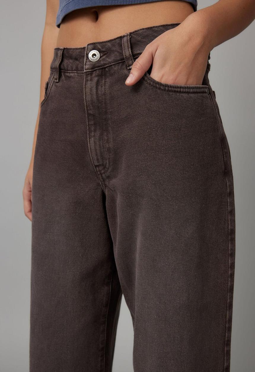 Factorie - High Rise Baggy Jean - Bitter Choc