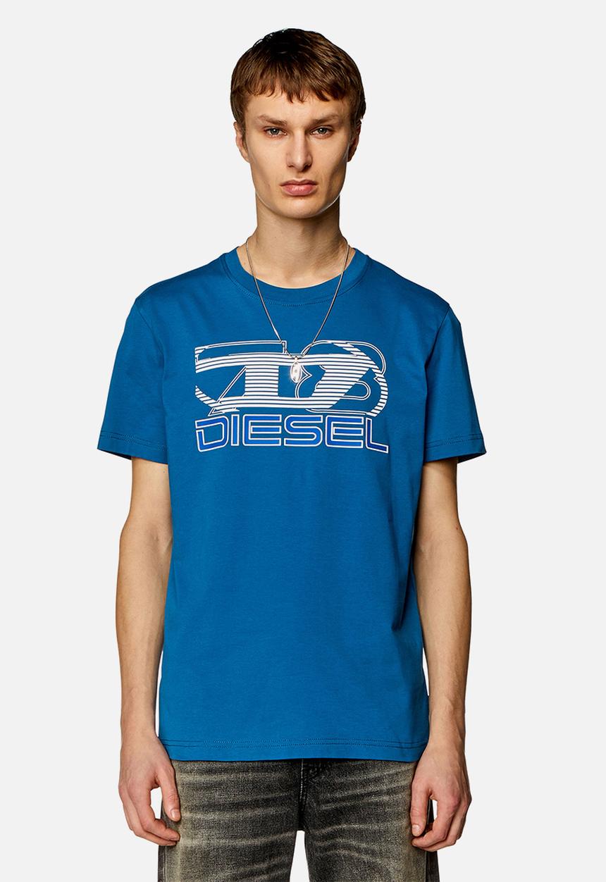 Diesel  - T-diegor-k74 t-shirt - blue
