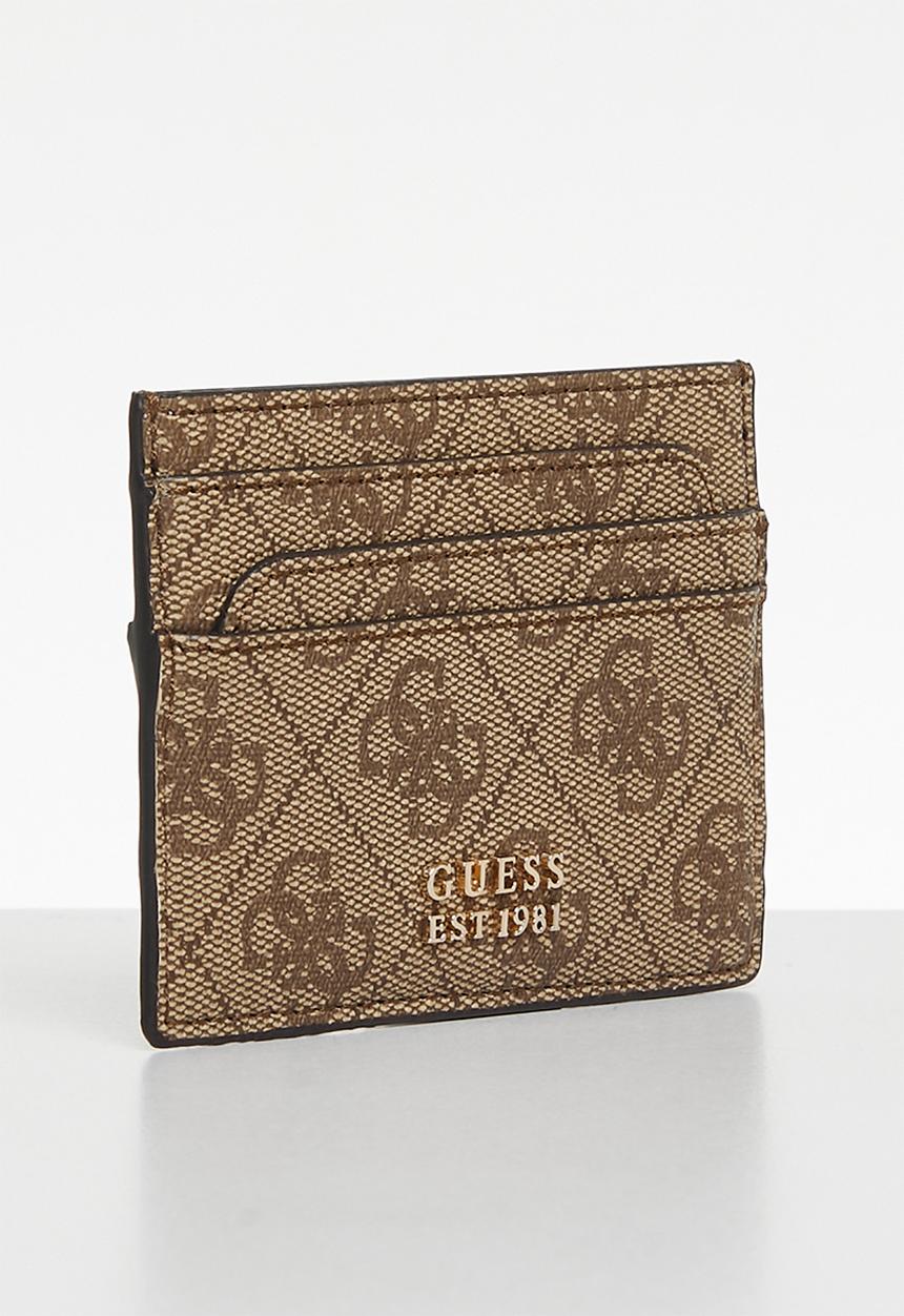GUESS - Laurel slg card holder purse - latte