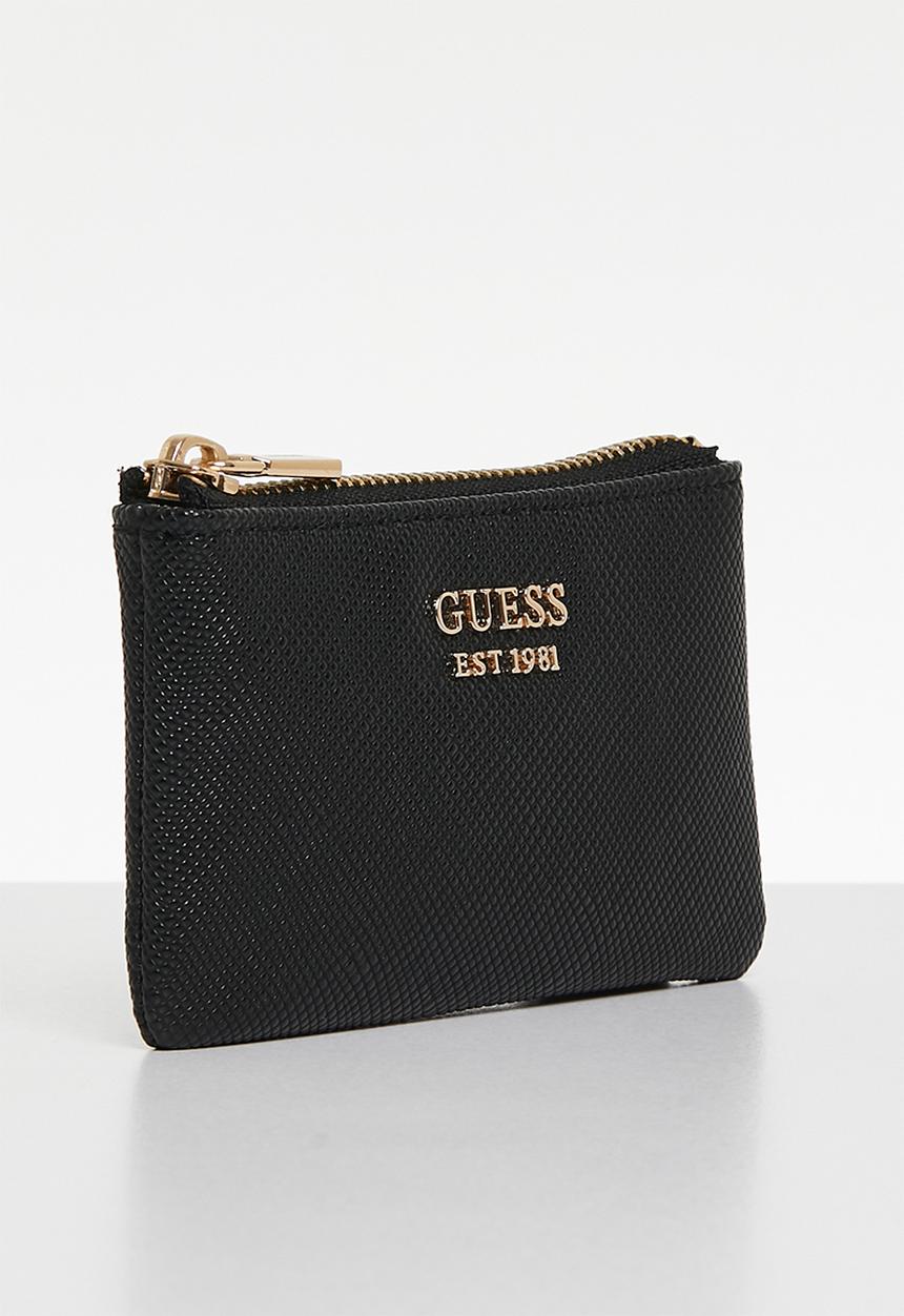 GUESS - Laurel slg zip pouch bag - black