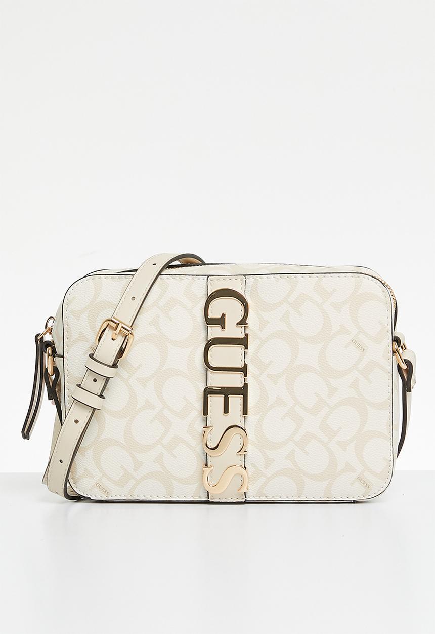 GUESS - Garrick camera crossbody - white