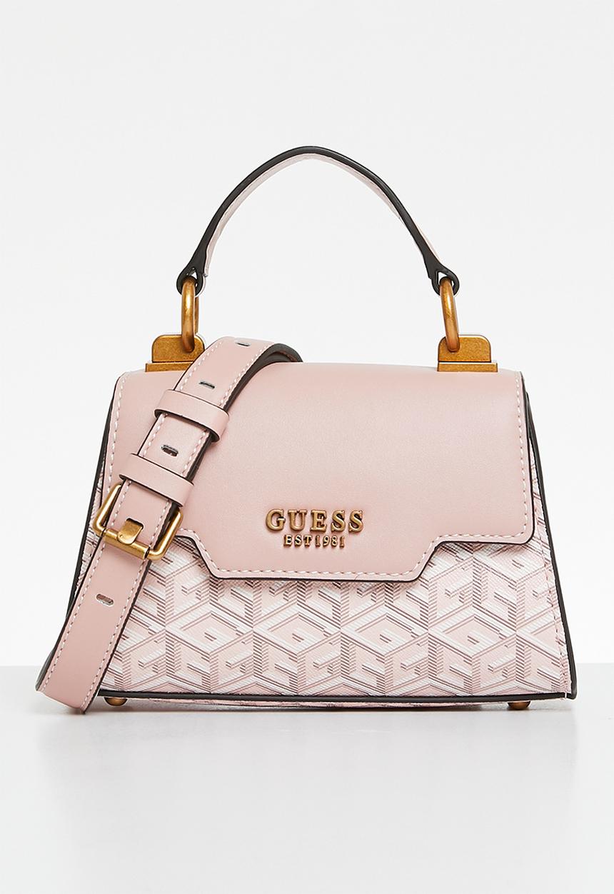GUESS - Hallie mini flap bag - pink