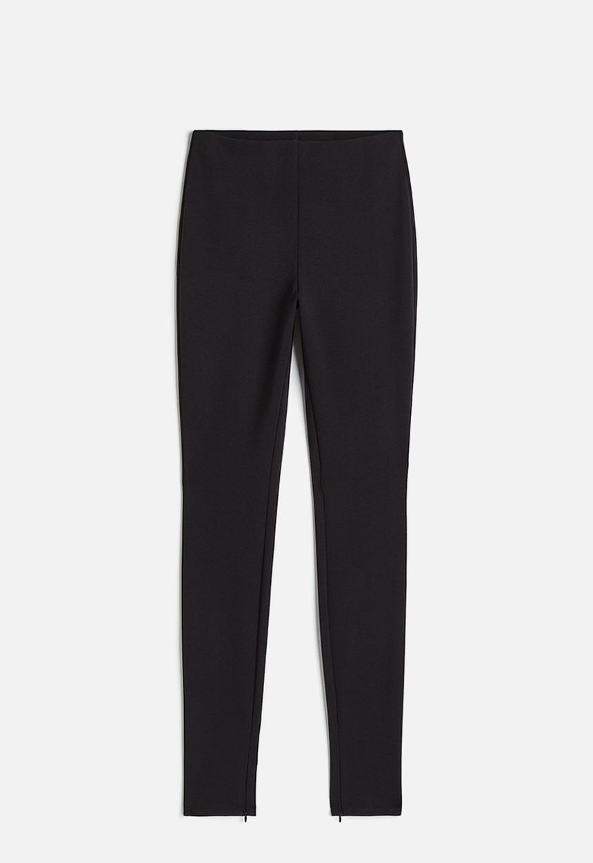 H&M - High-waisted leggings - black