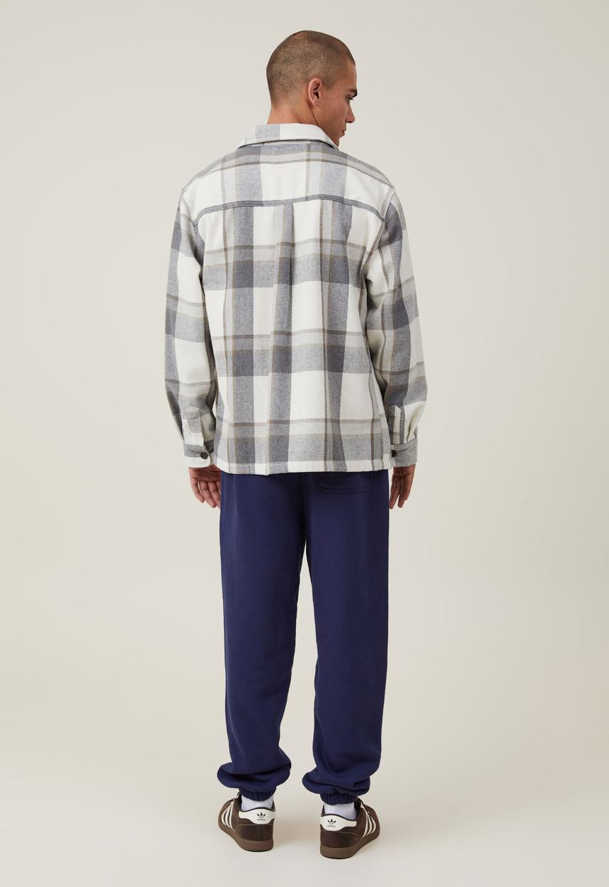 Cotton On - Baggy Cuffed Track Pant - Indigo