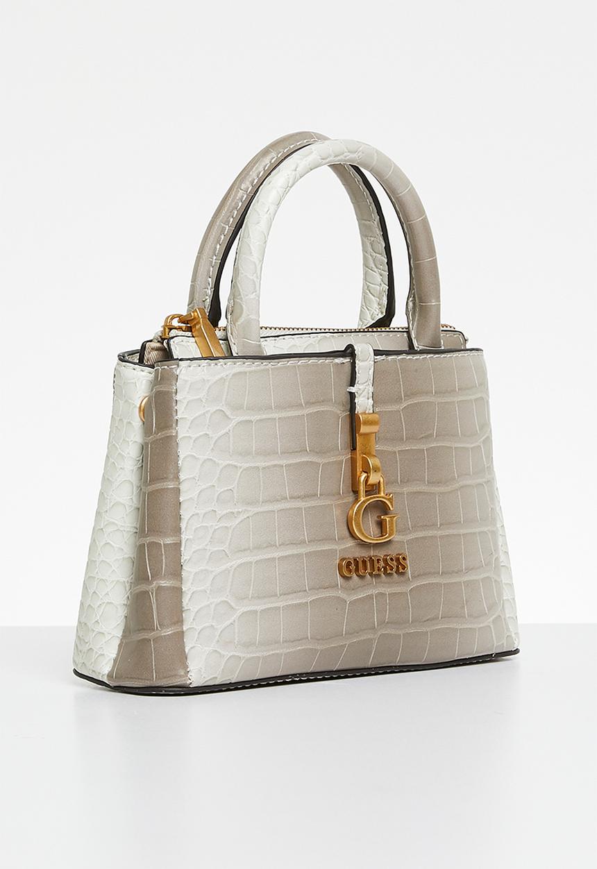 GUESS - G james mini satchel bag - grey
