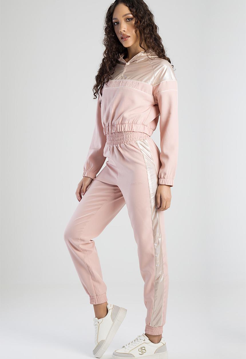 SISSY BOY - Flash Forward: Tracksuit Pants With Side Inset And Piping - Pink