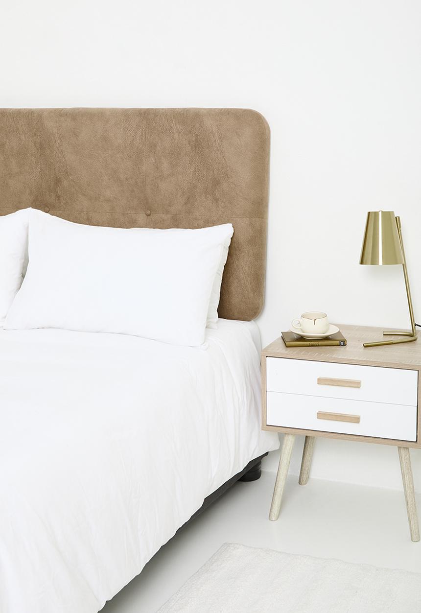 Sixth Floor - Marula headboard - dakar nut