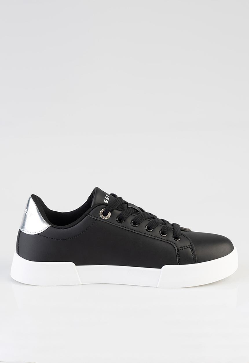 SISSY BOY - Branded sneaker - black/silver