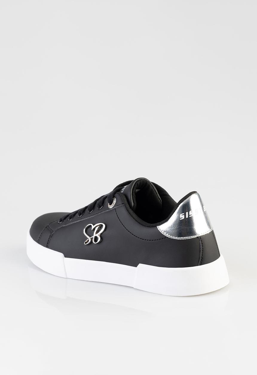 SISSY BOY - Branded sneaker - black/silver