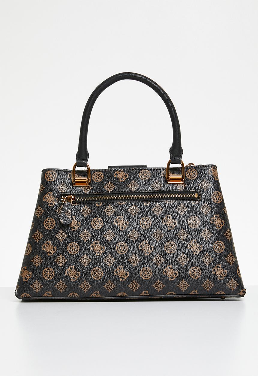 GUESS - Alva girlfriend satchel bag- black logo