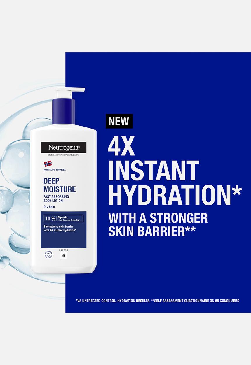 Neutrogena - Deep Moisture Fast Absorbing Body Lotion