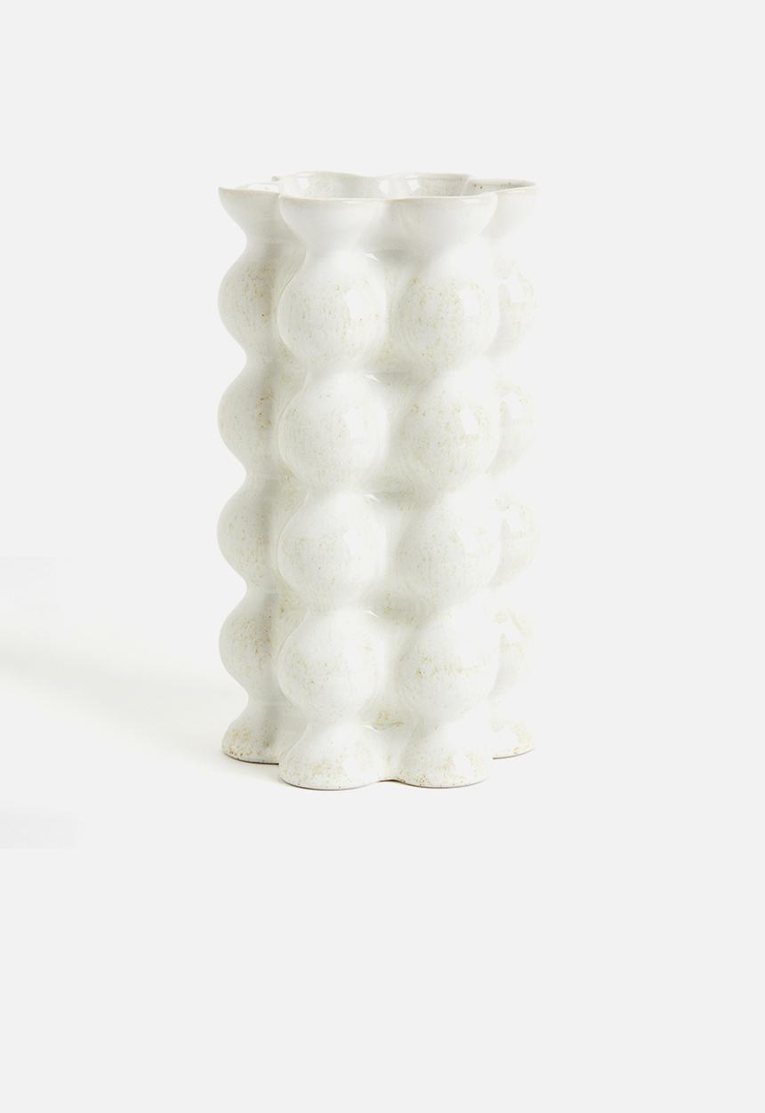 H&M - Reactive-glaze vase - white