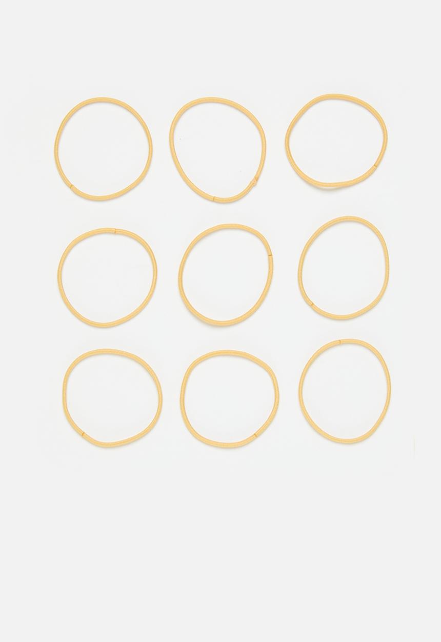 Pop Candy - 10 Pack hair tie - yellow