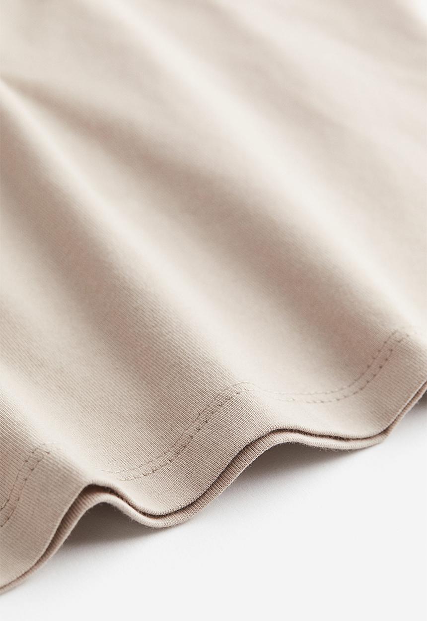 H&M - Long-sleeved top - light greige