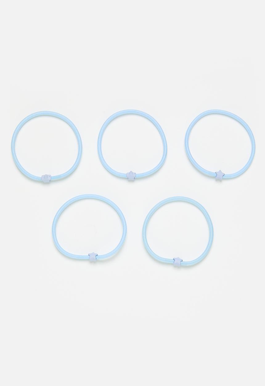 Pop Candy - 5 Pack hair tie - light blue