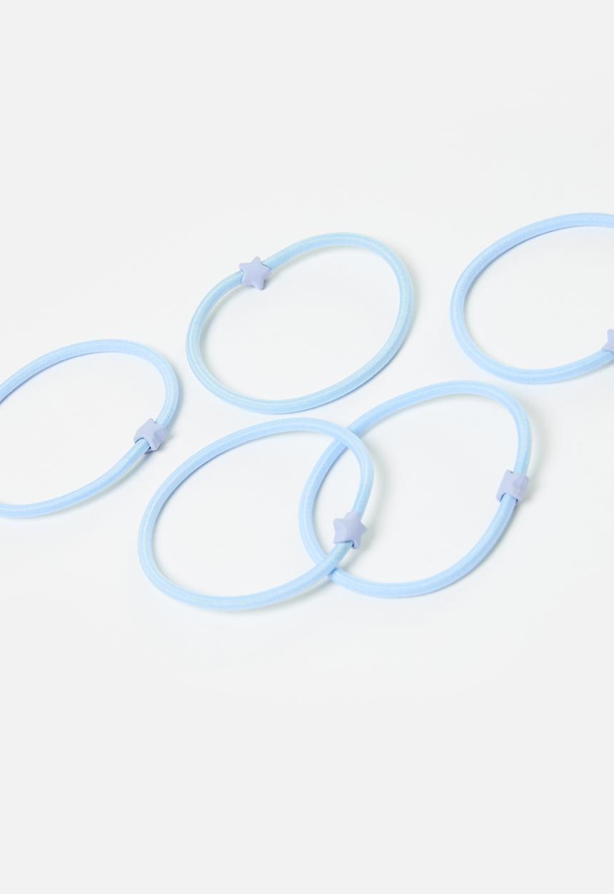 Pop Candy - 5 Pack hair tie - light blue
