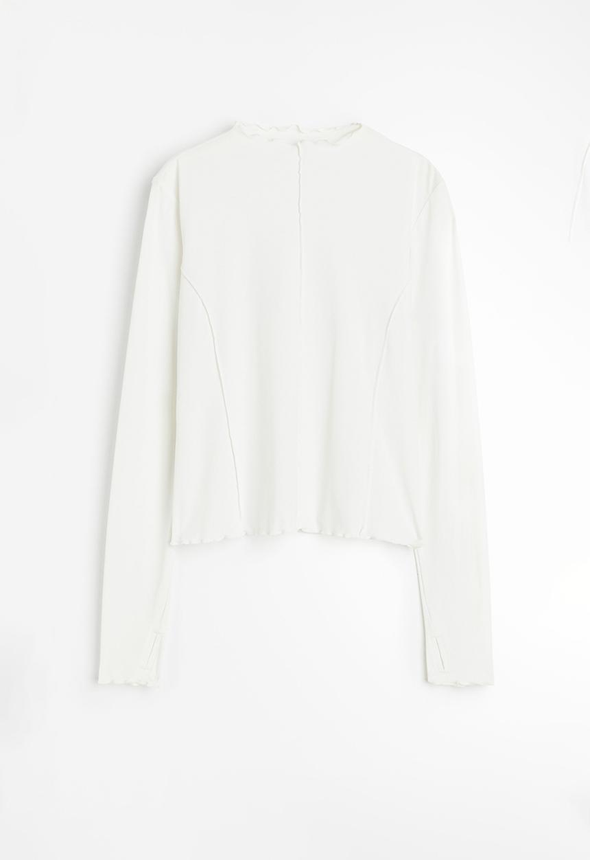 H&M - Drymove™ long-sleeved sports top - white