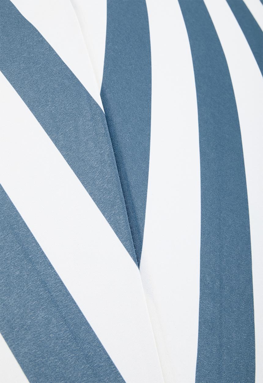 H&S - Candy stripe beach umbrella- blue
