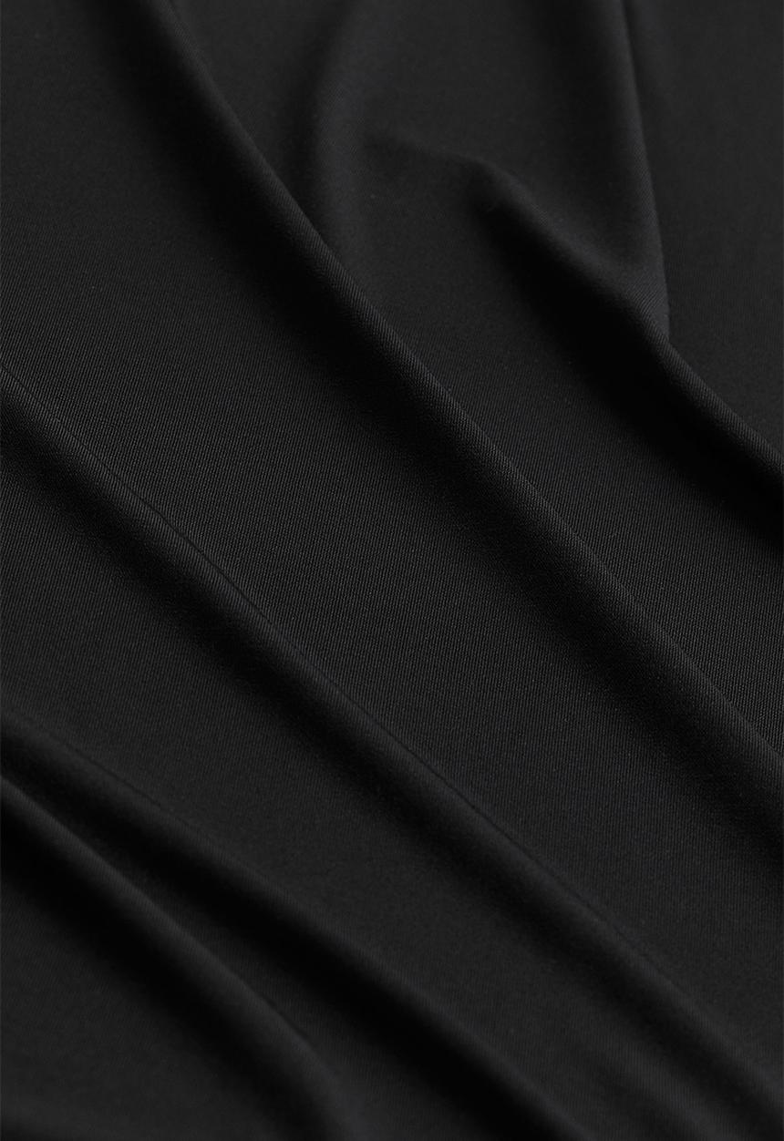 H&M - Boat-neck jersey dress - black