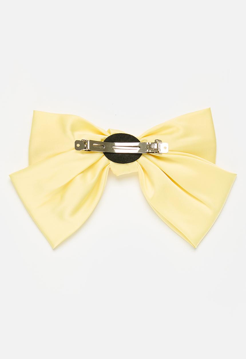 Pop Candy - Large bowknot hair clip-yellow