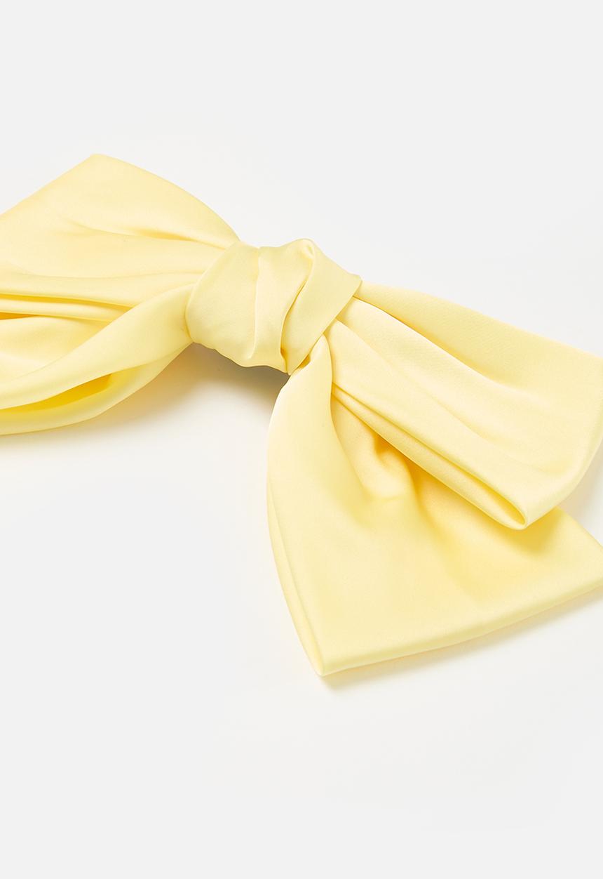 Pop Candy - Large bowknot hair clip-yellow