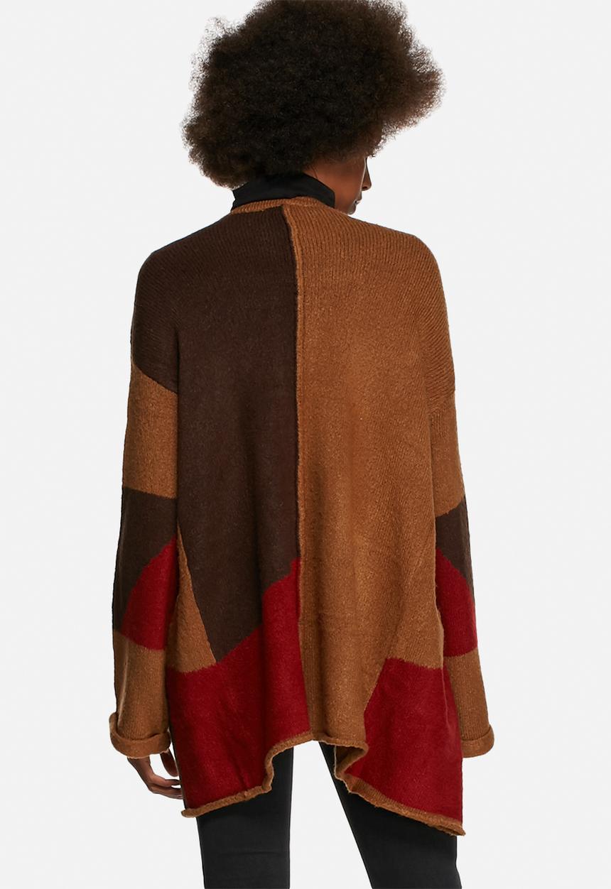 Glamorous - Patchwork Knitted Cardigan