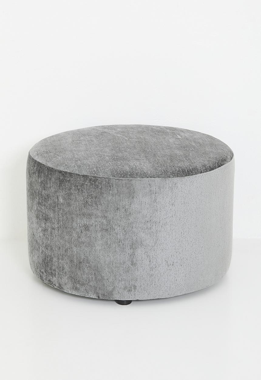 Sixth Floor - Quaid large ottoman - grey