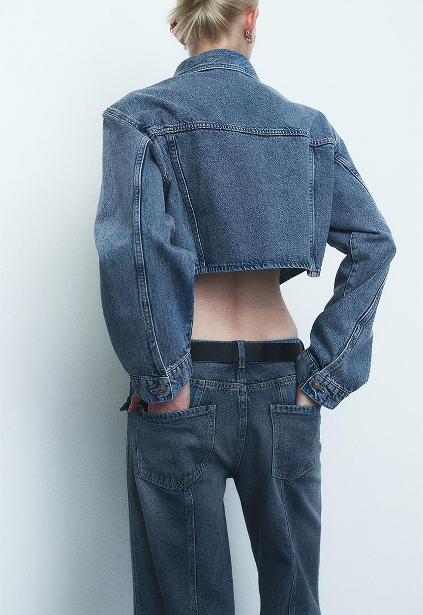 H&M - Wide regular jeans - denim blue