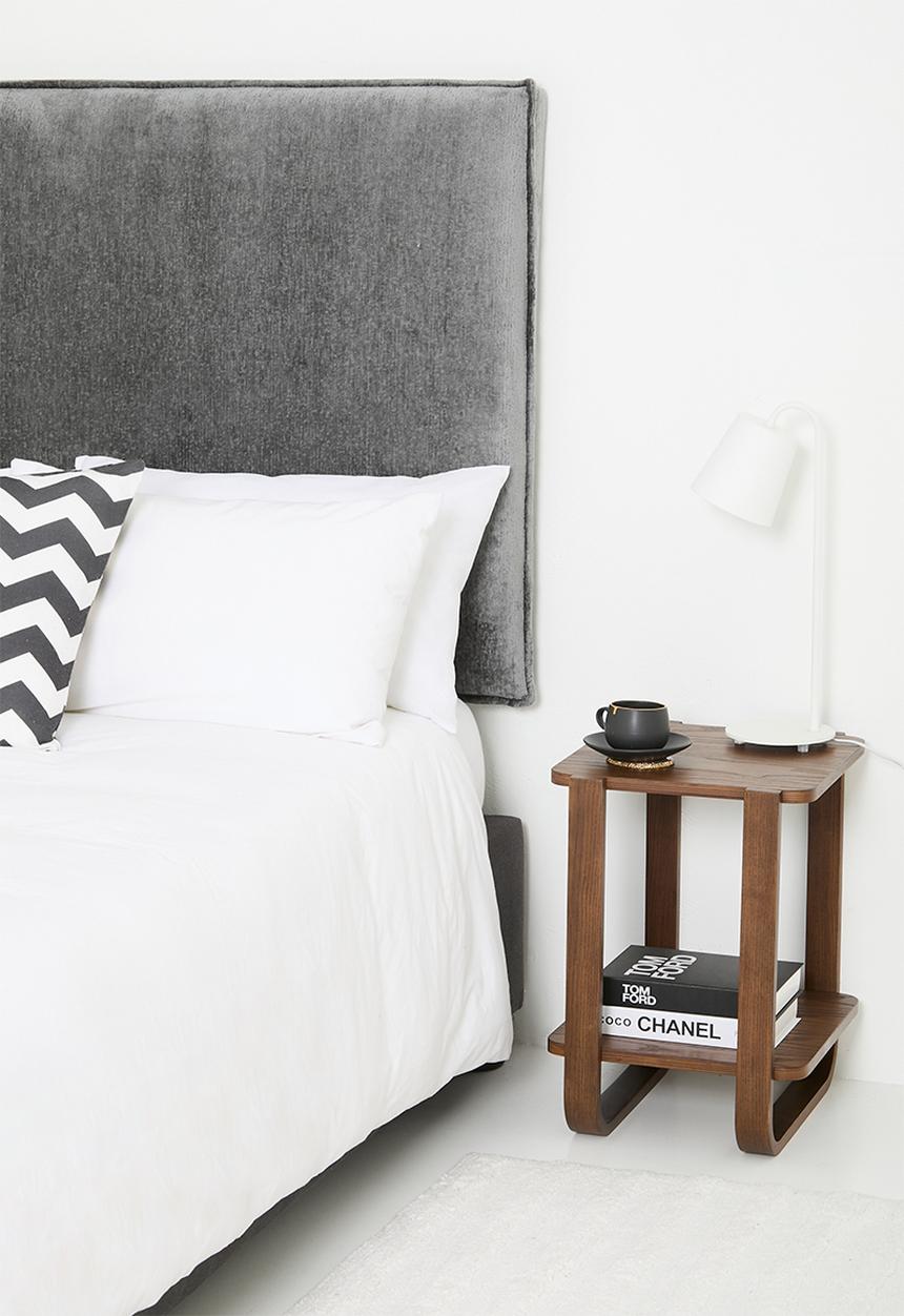 Sixth Floor - Detroit Extra length headboard - steel