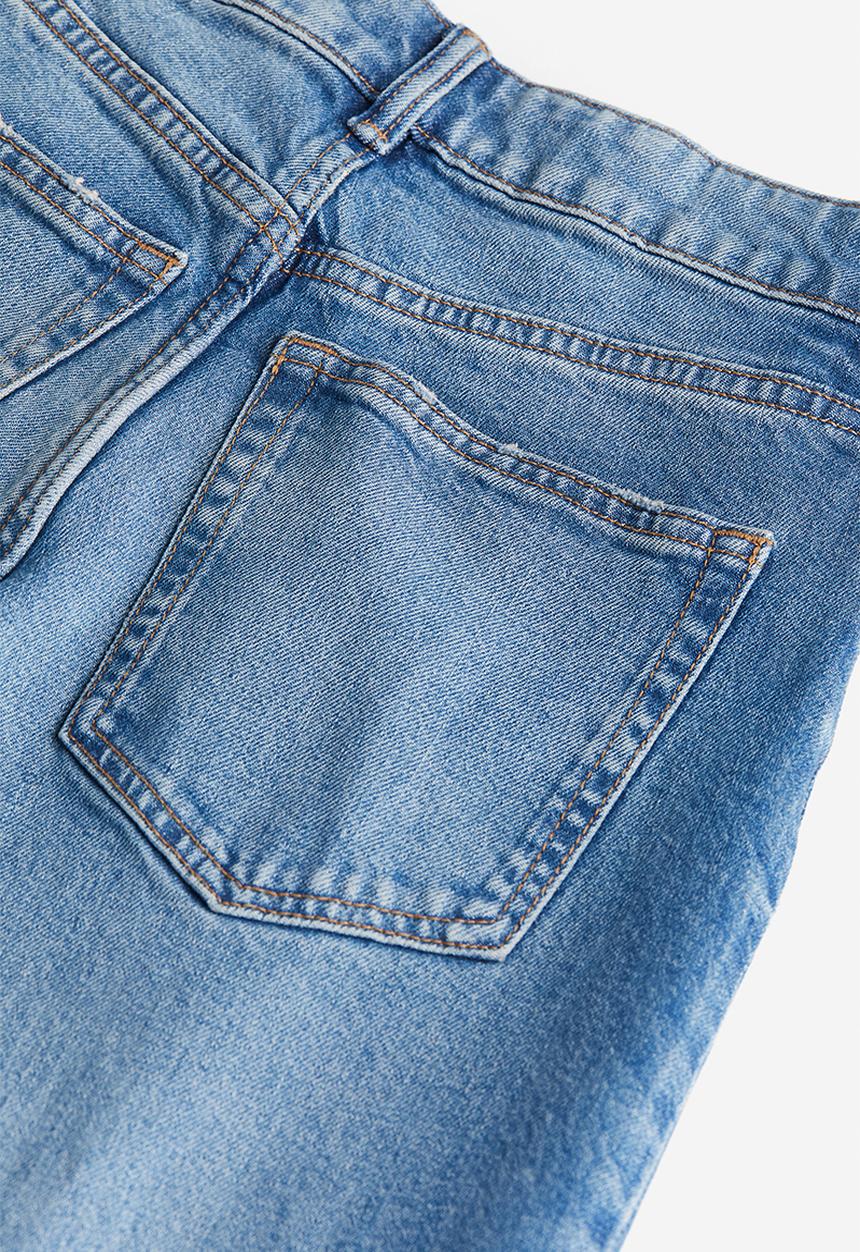 H&M - Wide high jeans - denim blue