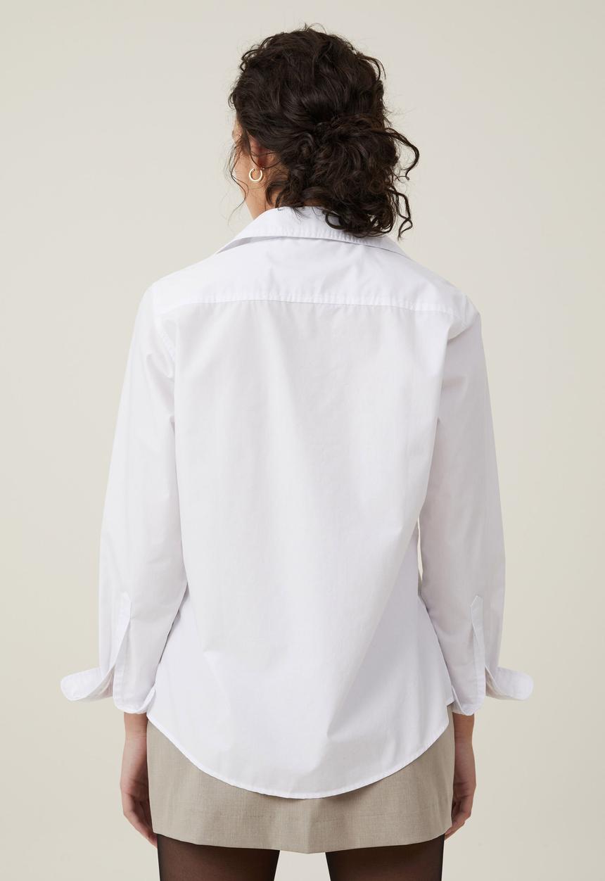 Cotton On - Heritage Shirt-White