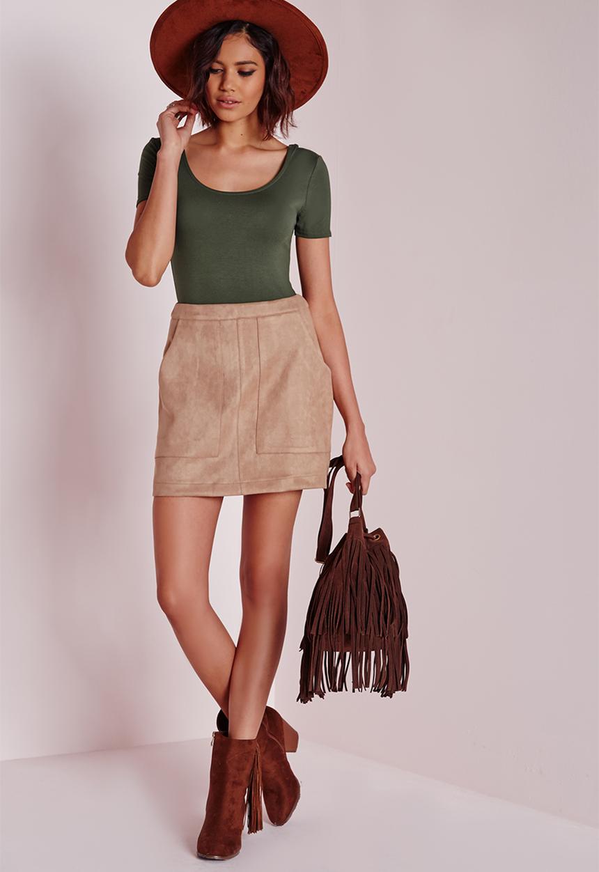 Missguided - Jersey cap sleeve bodysuit