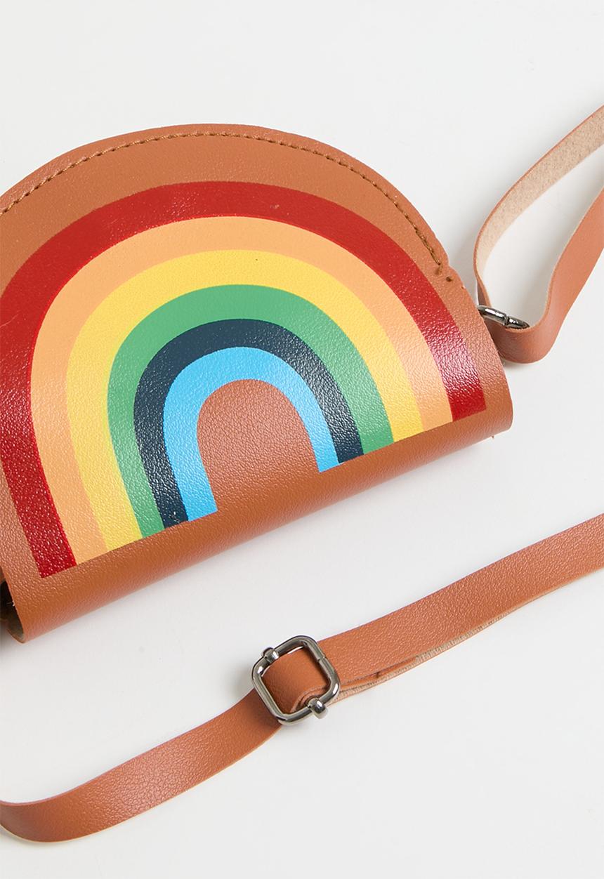 Pop Candy - Rainbow print shoulder bag - multi