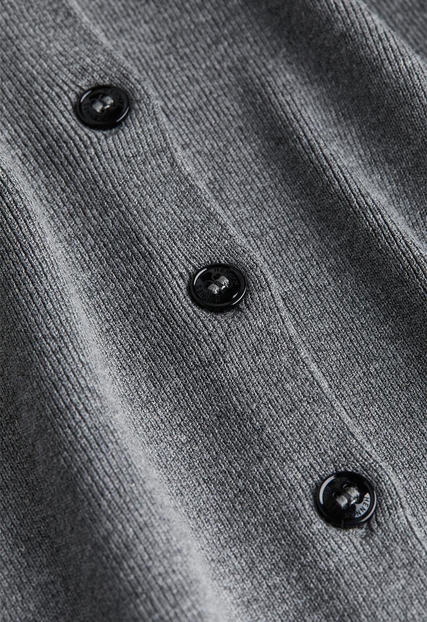 H&M - Fine-knit cardigan - grey marl