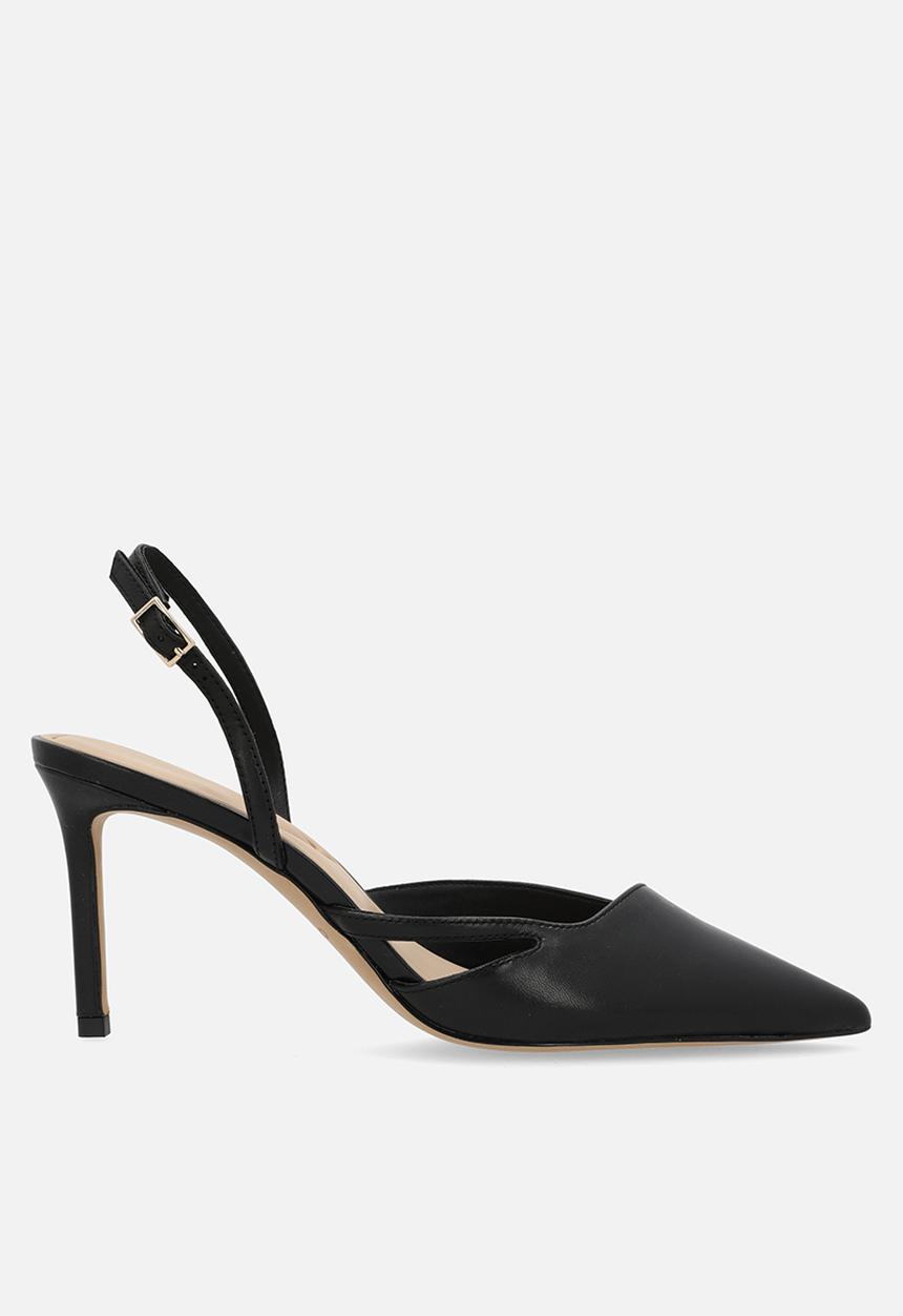 ALDO - Gribishe leather slingback heel - black