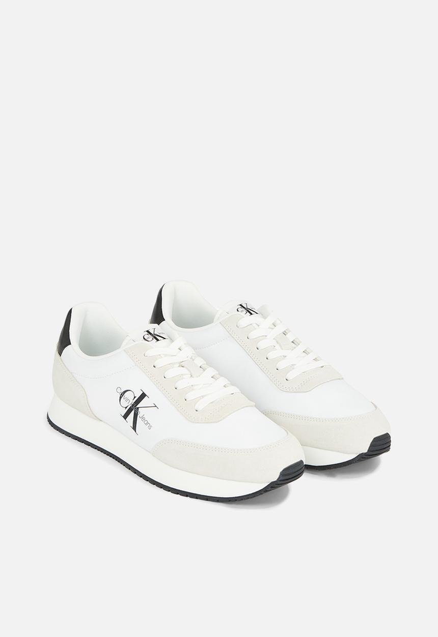 Calvin Klein - Retro runner low laceup su-ny ml - bright white