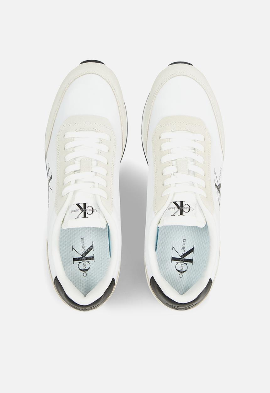 Calvin Klein - Retro runner low laceup su-ny ml - bright white