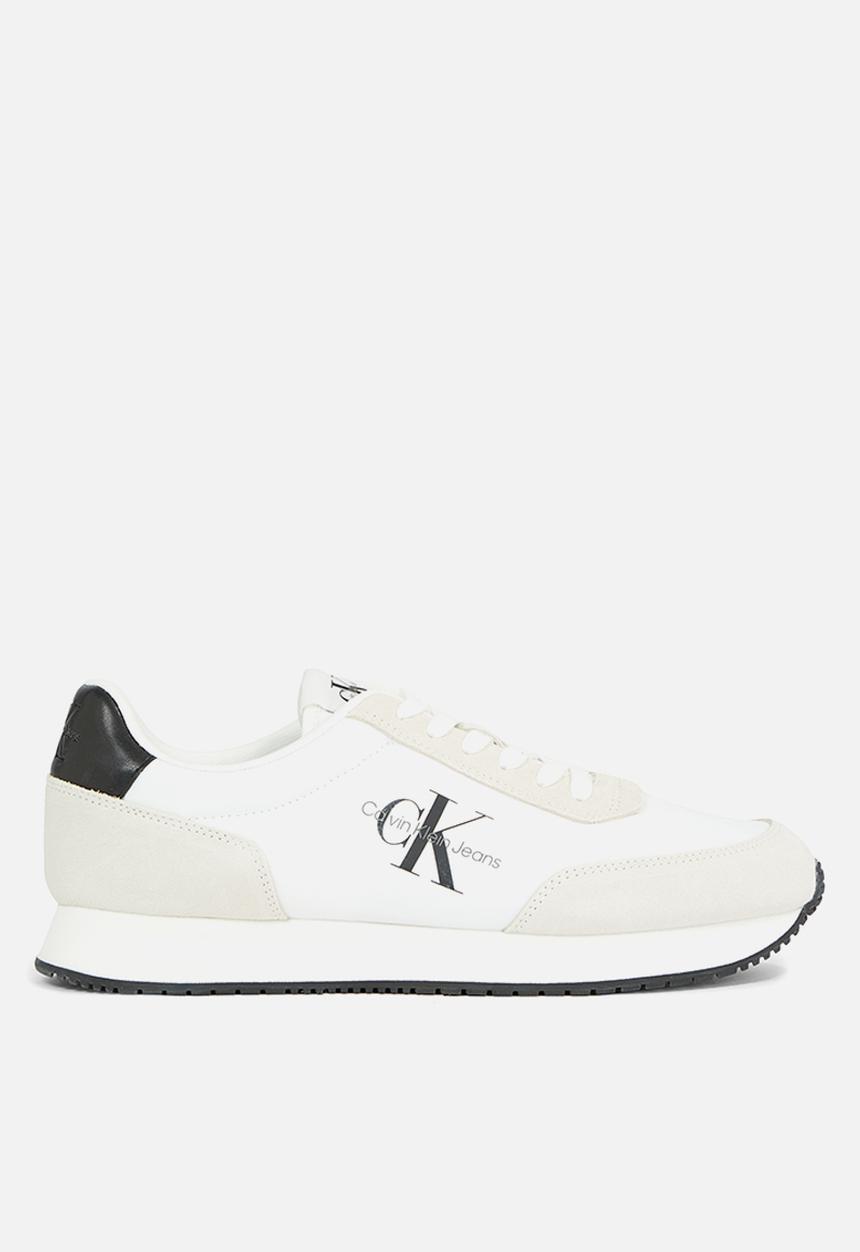 Calvin Klein - Retro runner low laceup su-ny ml - bright white