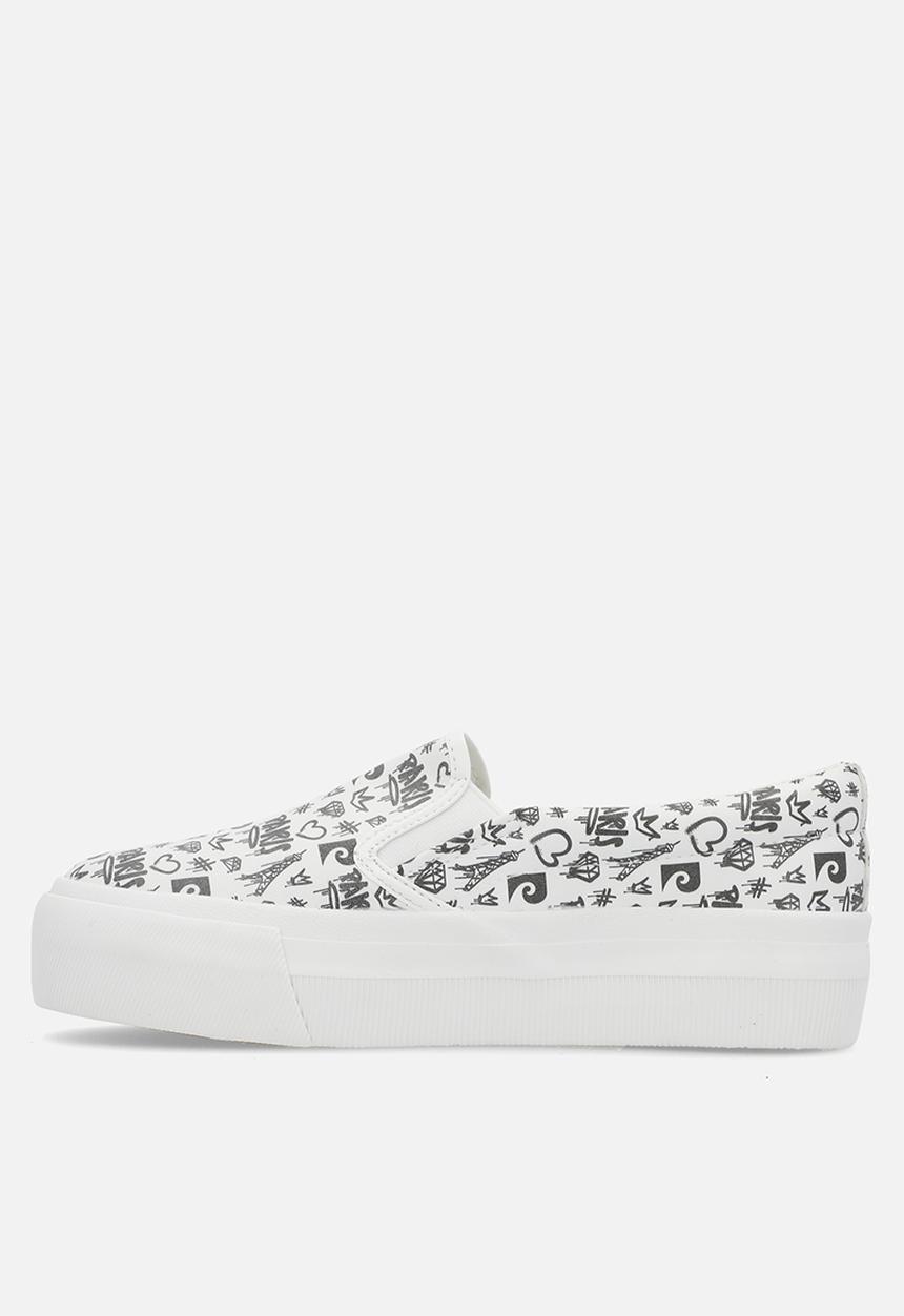 Pierre Cardin - Graffiti 2 Sneaker - White
