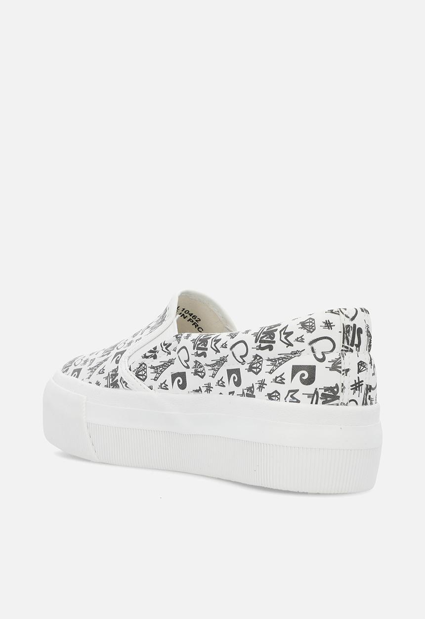 Pierre Cardin - Graffiti 2 Sneaker - White