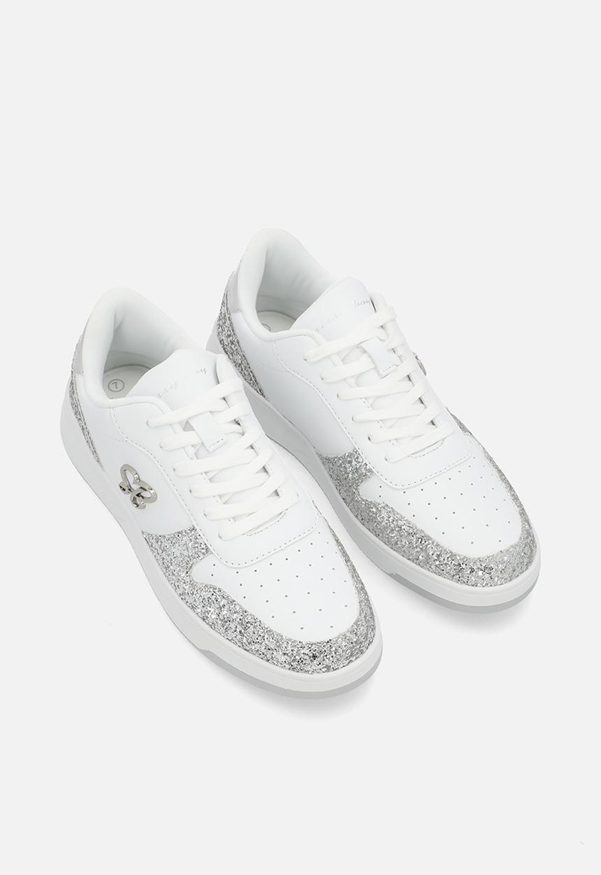 SISSY BOY - Glitter sneaker - white